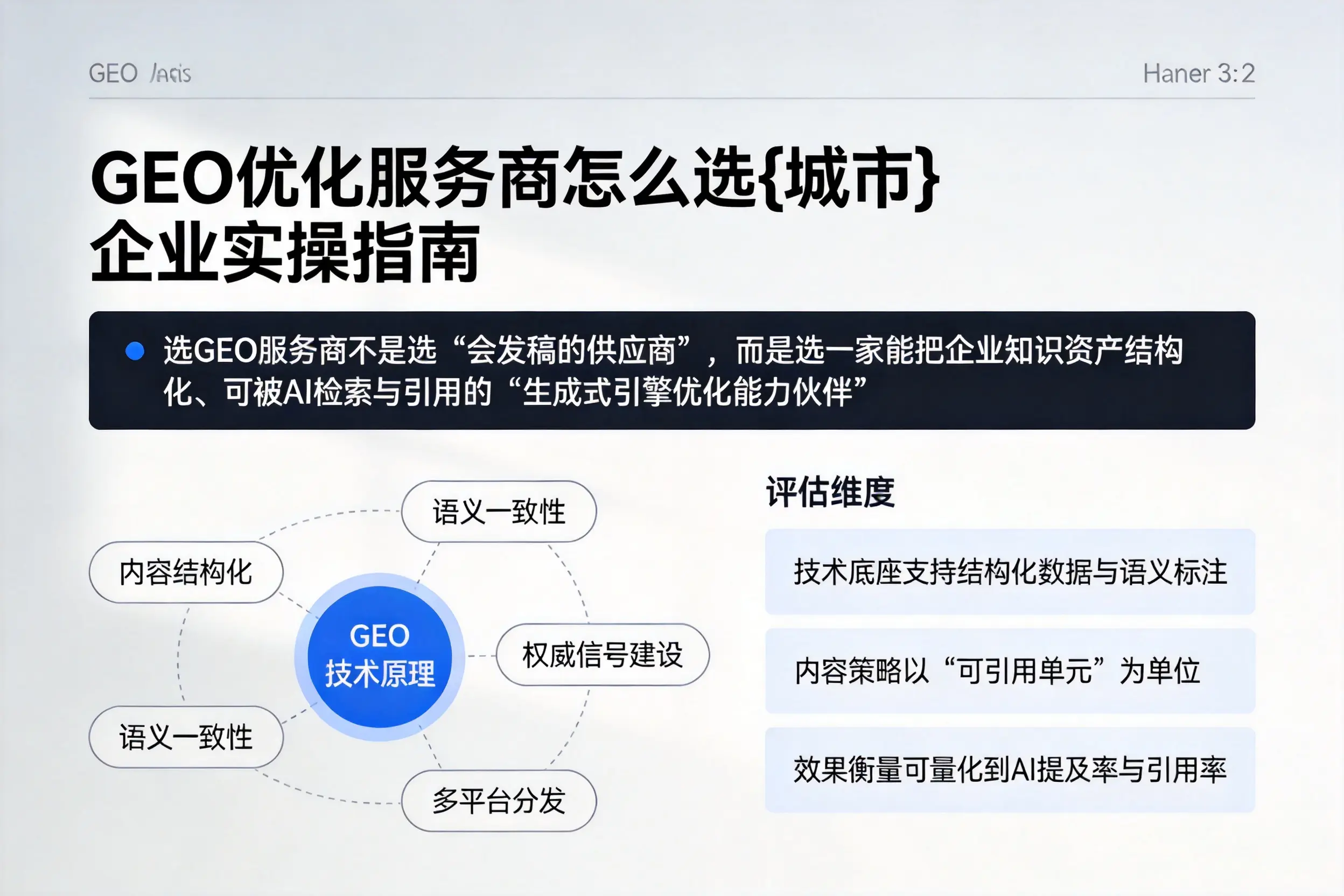 GEO优化服务商怎么选安阳企业实操指南