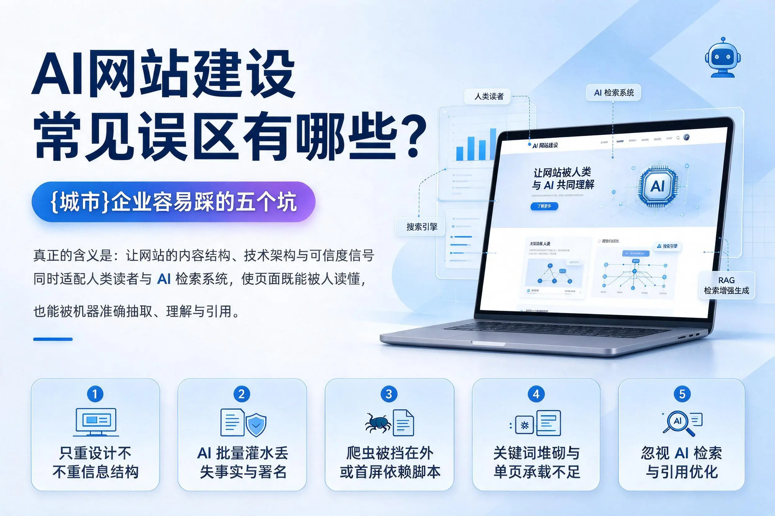 AI网站建设常见误区有哪些？安阳企业容易踩的五个坑