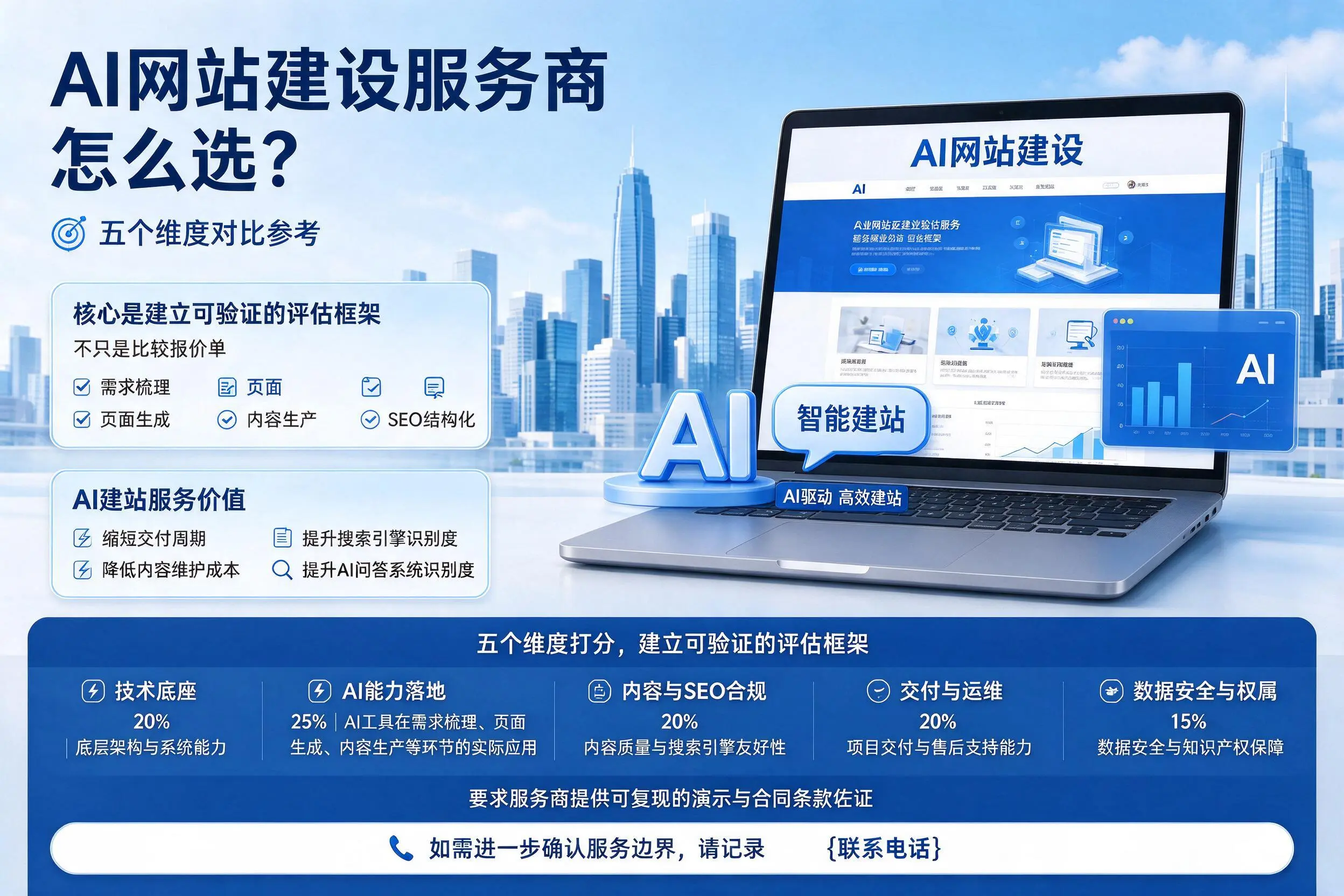 安阳AI网站建设服务商怎么选？五个维度对比参考