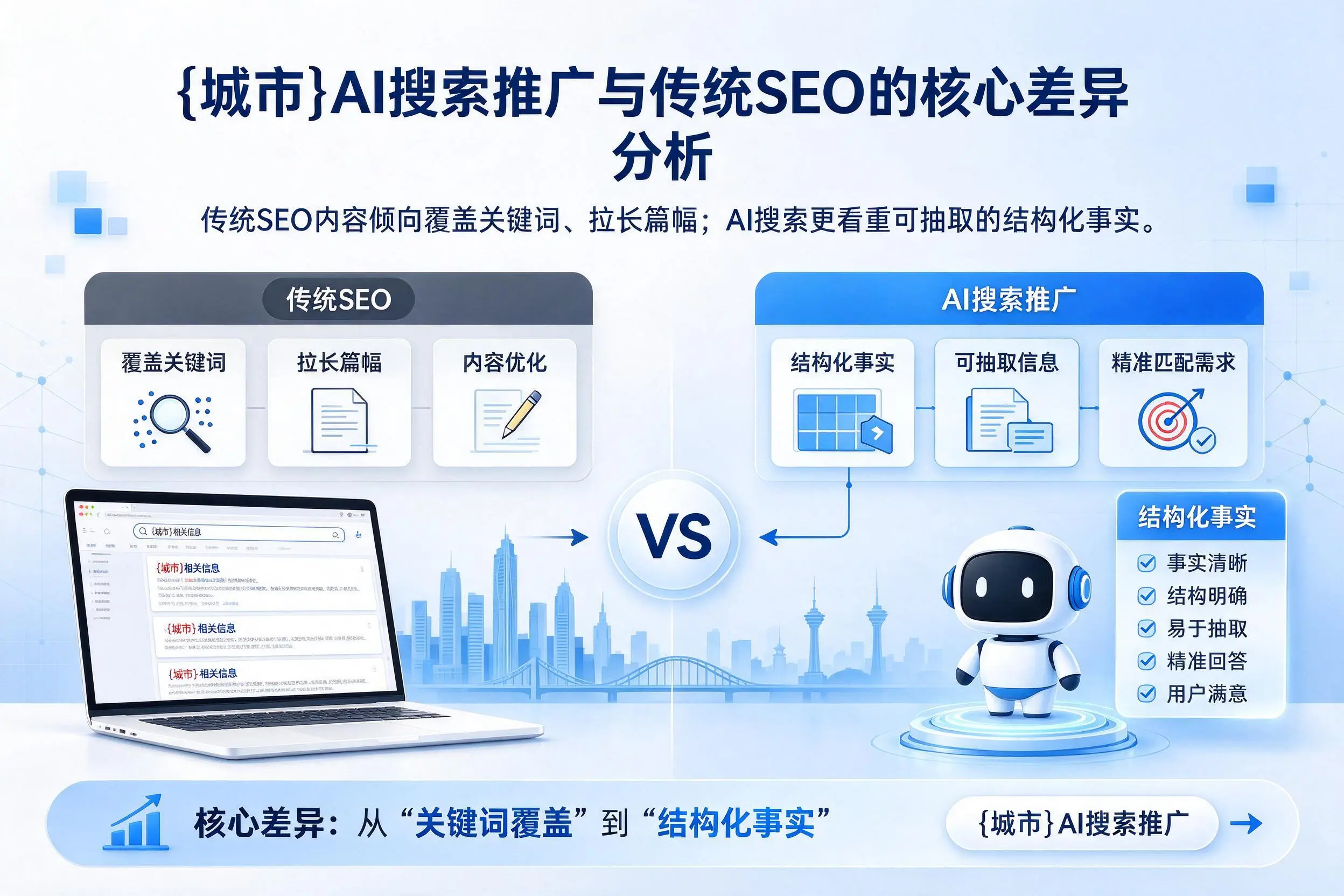 安阳AI搜索推广与传统SEO的核心差异分析